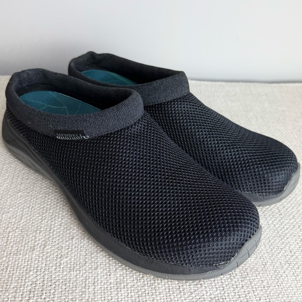 Women's Encore Breeze 5 Black slip-on woman’s shoes #J005500 w/ high arch insert - Picture 2 of 13